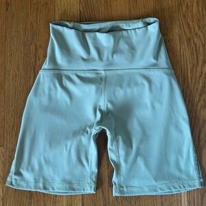 Lululemon Athletica Light Green Bike Shorts
